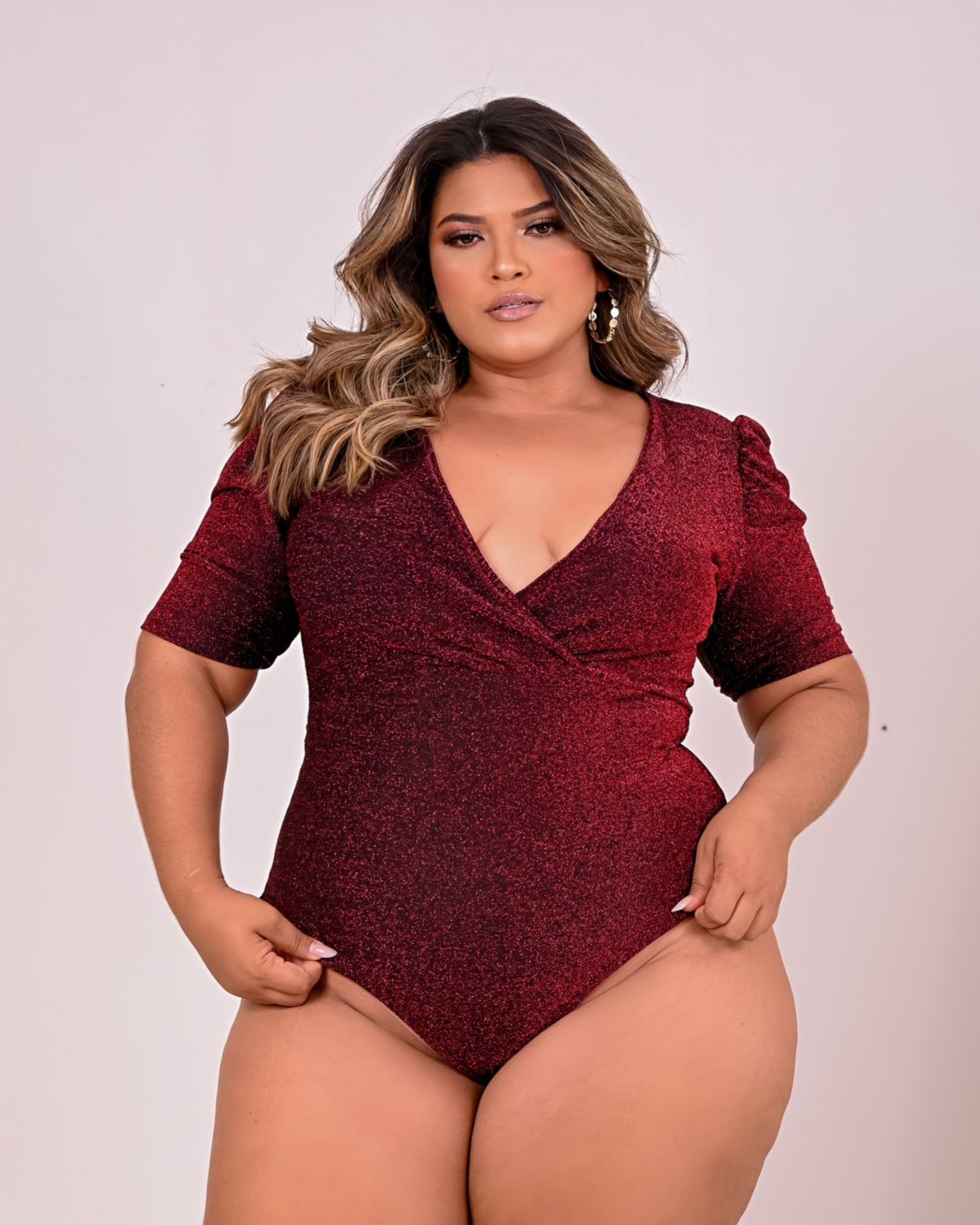 Body Clássico Plus Size Onça