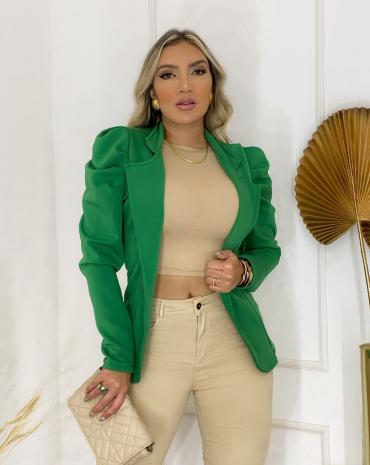 Look Blazer Verde Feminino